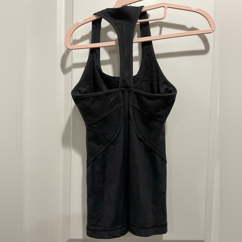 Lululemon Power Up Tank Black Size 6 - Picture 6 of 8